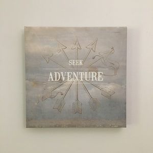 “Seek Adventure” wall decor